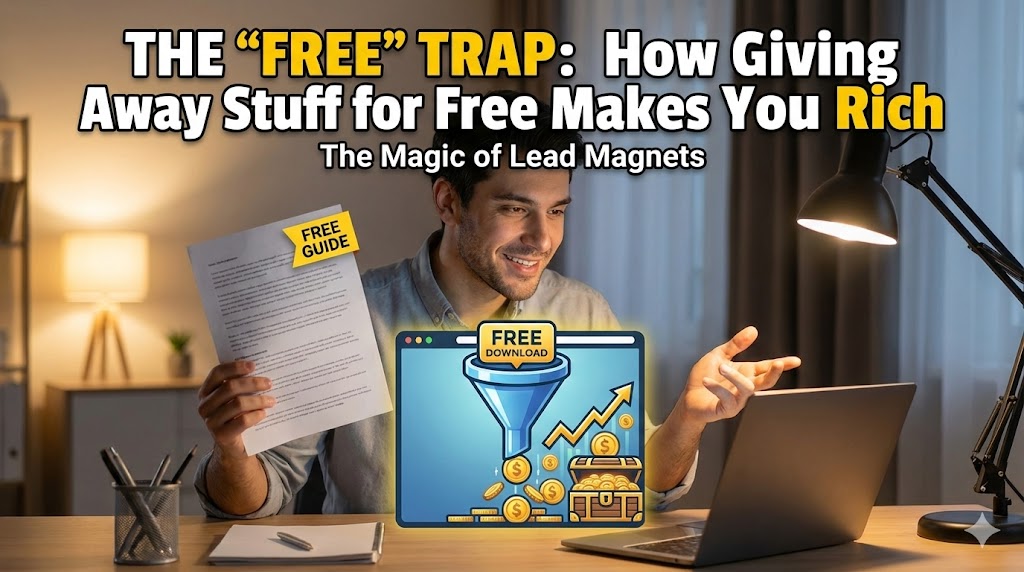 The "Free" Trap: How Giving Away Stuff for Free Makes You Rich (The Magic of Lead Magnets)
